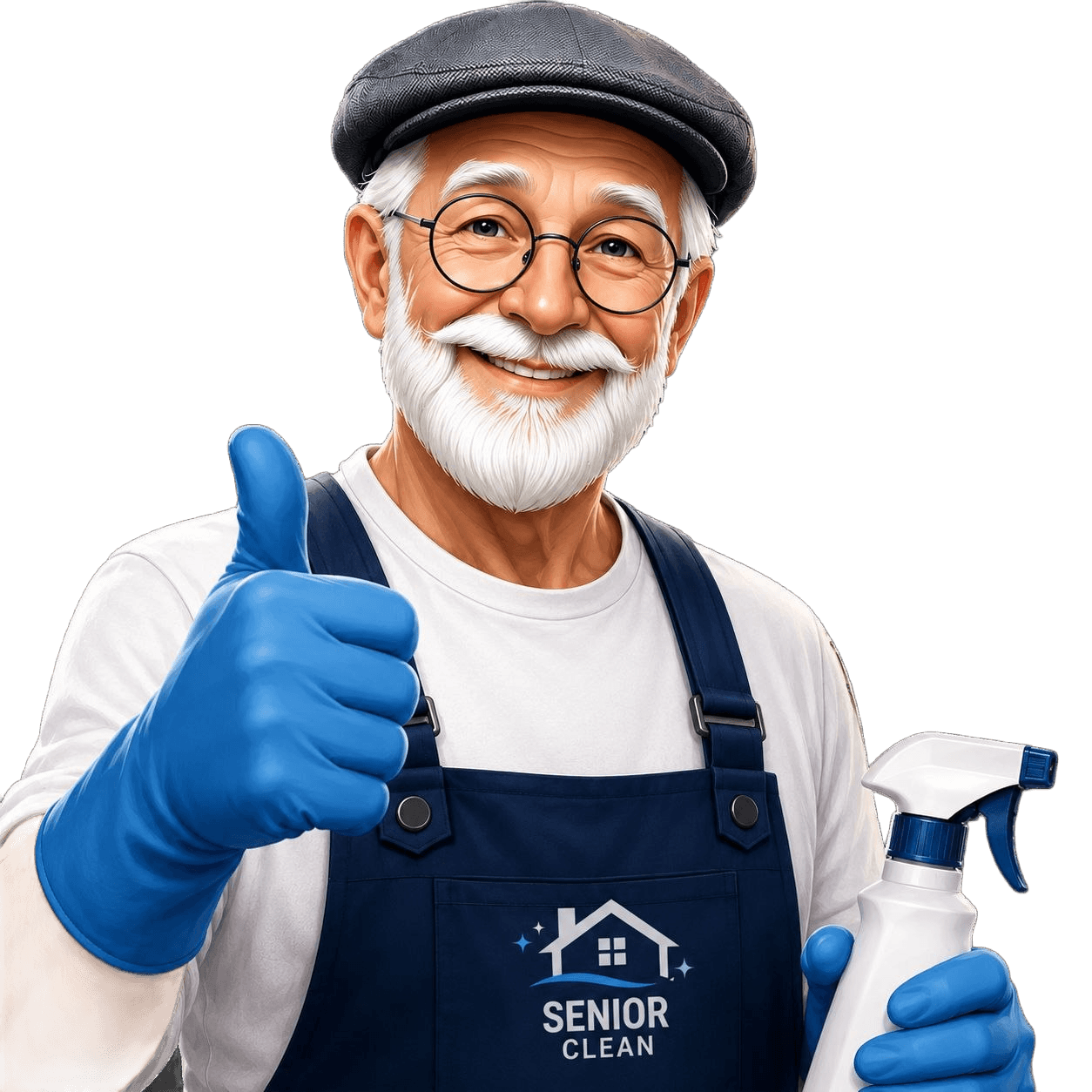 Senior Clean mascot